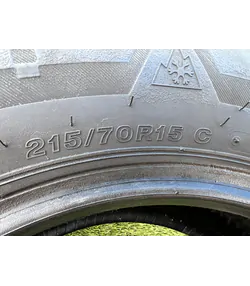 215/70 R15C Bridgestone Blizzak W810 téli gumi 6-7mm 5