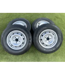 5x118 15" Fiat,Citroen,Peugeot gyári lemezfelni 215/70 R15C újszerű téli gumikkal 1