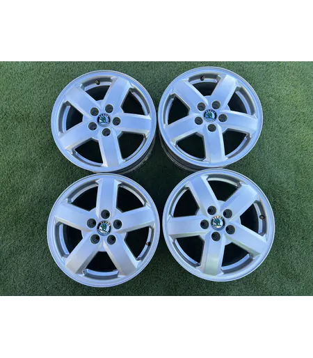 5x100 15" Skoda gyári alufelni 6Jx15h2 ET38 1