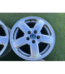 5x100 15" Skoda gyári alufelni 6Jx15h2 ET38 4