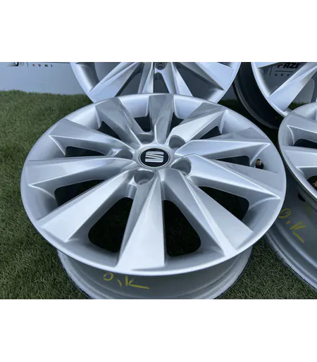 5x100 16" Seat gyári alufelni 6Jx16h2 ET43 - Mobil Gumis 2