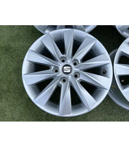 5x100 16" Seat gyári alufelni 6Jx16h2 ET43 - Mobil Gumis 3