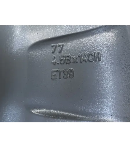 4x100 14" Toyota gyári alufelni 4,5Jx14h2 ET39 8