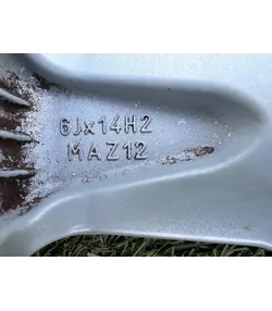 4x100 14" Mazda alufelni 6Jx14h2 ET45 - Mobil Gumis 7
