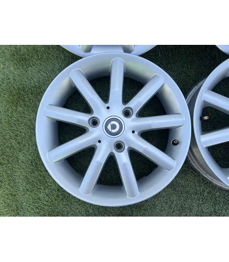 3x112 15" Smart gyári alufelni 5,5Jx15h2 ET-1 4jx15h2 ET27 - Mobil Gumis 3