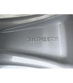 5x110 17" Opel gyári alufelni 7Jx17h2 ET39 7