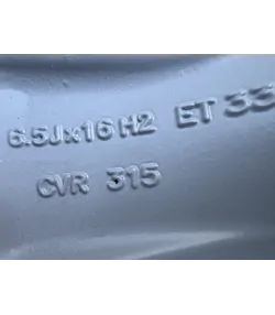 5x112 16" Volkswagen gyári alufelni 6,5Jx16h2 ET33 - Mobil Gumis 7