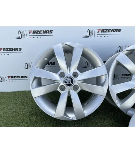 4x100 15" Skoda gyári alufelni 5,5Jx15h2 ET41 - Mobil Gumis 5