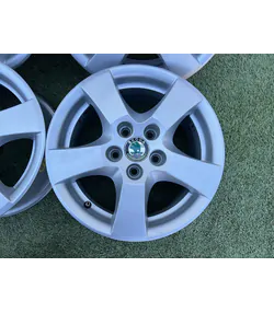 5x100 14" Skoda gyári alufelni 6Jx14h2 ET43 - Mobil Gumis 4
