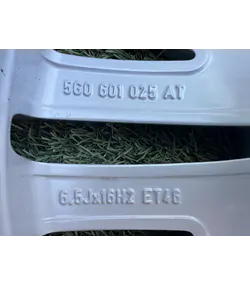 5x112 16" Volkswagen gyári alufelni 6,5Jx16h2 ET46 - Mobil Gumis 7