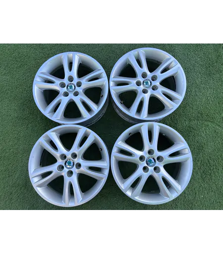 5x100 16" Skoda gyári alufelni 6,5Jx16h2 ET43 1