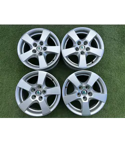 5x100 14" Skoda gyári alufelni 6Jx14h2 ET43 1