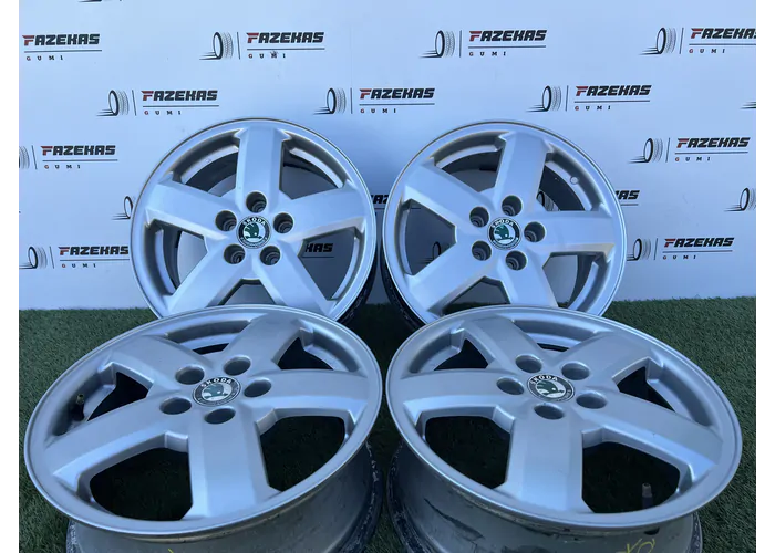 5x100 15" Skoda gyári alufelni 6Jx15h2 ET38 - Mobil Gumis
