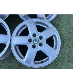 5x100 15" Skoda gyári alufelni 6Jx15h2 ET38 - Mobil Gumis 4