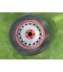 5x118 16" Fiat Citroen Peugeot gyári pótkerék lemezfelni 195/65 R16C nyári gumival 1