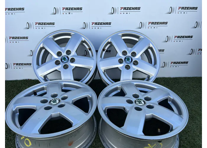 5x100 15" Skoda gyári alufelni 6Jx15h2 ET38 - Mobil Gumis