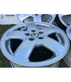 5x100 15" Skoda gyári alufelni 6Jx15h2 ET38 - Mobil Gumis 2