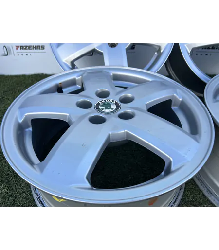 5x100 15" Skoda gyári alufelni 6Jx15h2 ET38 - Mobil Gumis 2