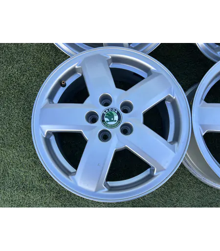 5x100 15" Skoda gyári alufelni 6Jx15h2 ET38 - Mobil Gumis 3