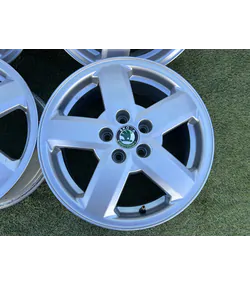 5x100 15" Skoda gyári alufelni 6Jx15h2 ET38 - Mobil Gumis 4