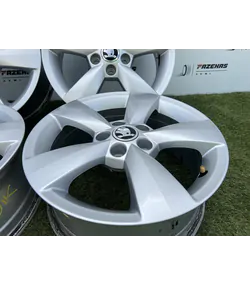 5x100 15" Skoda gyári alufelni 6Jx15h2 ET38 - Mobil Gumis 2