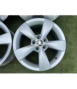 5x100 15" Skoda gyári alufelni 6Jx15h2 ET38 - Mobil Gumis 4