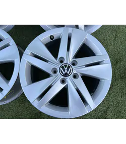 5x112 16" Volkswagen Golf  gyári alufelni 7Jx16h2 ET48 - Mobil Gumis 4