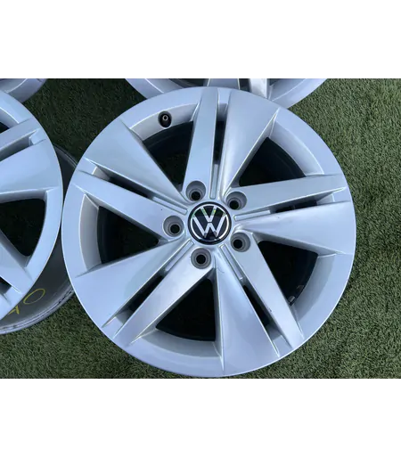 5x112 16" Volkswagen Golf  gyári alufelni 7Jx16h2 ET48 - Mobil Gumis 4