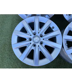 5x112 16" Mercedes gyári alufelni + TPMS 6,5Jx16h2 ET49 - Mobil Gumis 3