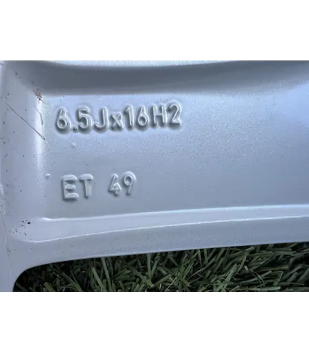 5x112 16" Mercedes gyári alufelni + TPMS 6,5Jx16h2 ET49 - Mobil Gumis 7