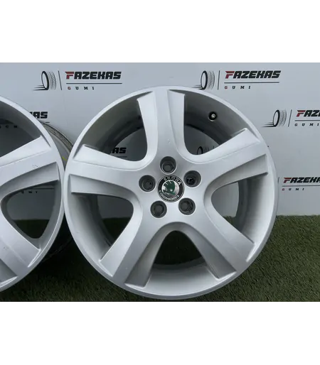 5x100 16" Skoda gyári alufelni 6,5Jx16h2 ET42 - Mobil Gumis 6