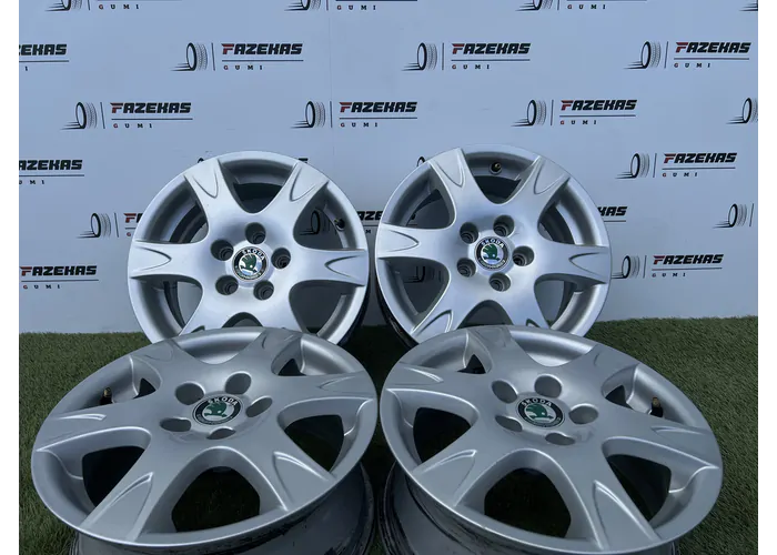5x100 14" Skoda gyári alufelni 6Jx14h2 ET43 - Mobil Gumis