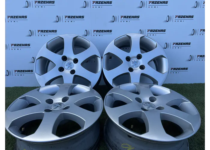 4x108 16" Peugeot gyári alufelni 6,5Jx16h2 ET24 - Mobil Gumis