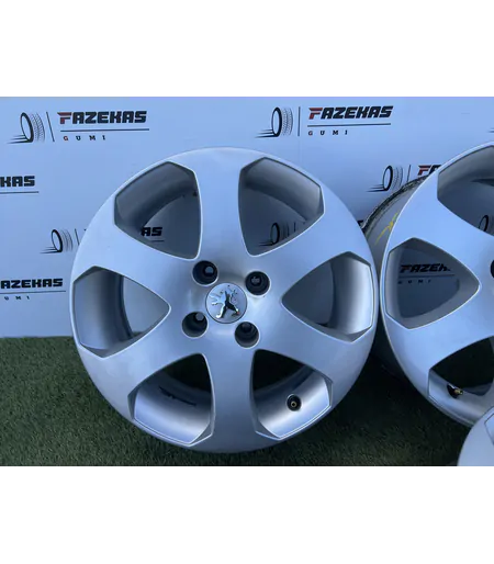 4x108 16" Peugeot gyári alufelni 6,5Jx16h2 ET24 - Mobil Gumis 5