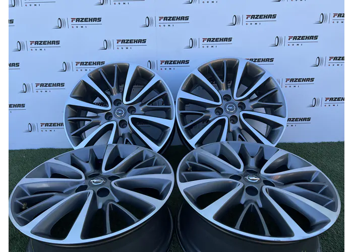 4x100 17" Opel gyári alufelni + TPMS 7Jx17h2 ET44 - Mobil Gumis