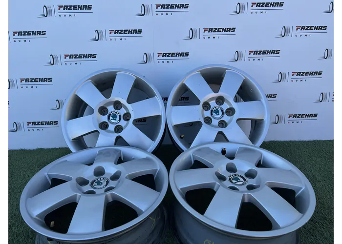 5x100 15" Skoda gyári alufelni 6Jx15h2 ET43 - Mobil Gumis