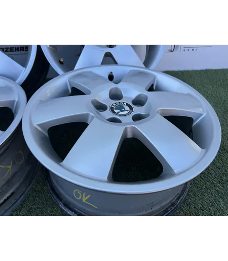 5x100 15" Skoda gyári alufelni 6Jx15h2 ET43 - Mobil Gumis 2