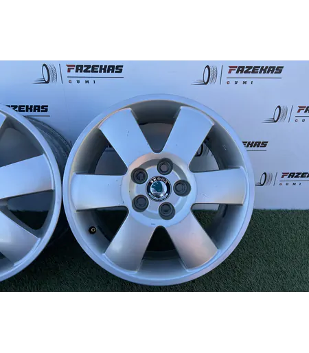 5x100 15" Skoda gyári alufelni 6Jx15h2 ET43 - Mobil Gumis 6