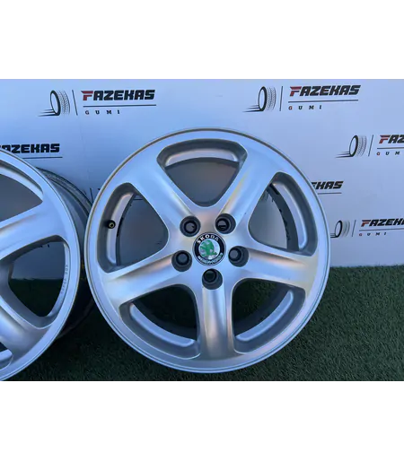 5x100 15" Skoda gyári alufelni 6Jx15h2 ET38 - Mobil Gumis 6