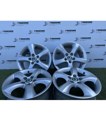 5x100 15" Skoda gyári alufelni 6Jx15h2 ET43 - Mobil Gumis