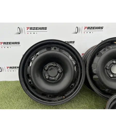 5x100 15" Volkswagen gyári lemezfelni 6Jx15h2 ET43 - Mobil Gumis 4