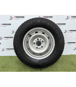 5x118 15" Fiat Peugeot Citroen gyári pótkerék lemezfelni 215/70 R15C téli gumikkal 1