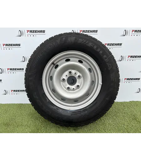 5x118 15" Fiat Peugeot Citroen gyári pótkerék lemezfelni 215/70 R15C téli gumikkal 1