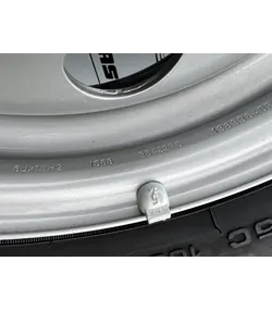 5x118 15" Fiat Peugeot Citroen gyári pótkerék lemezfelni 215/70 R15C téli gumikkal 3