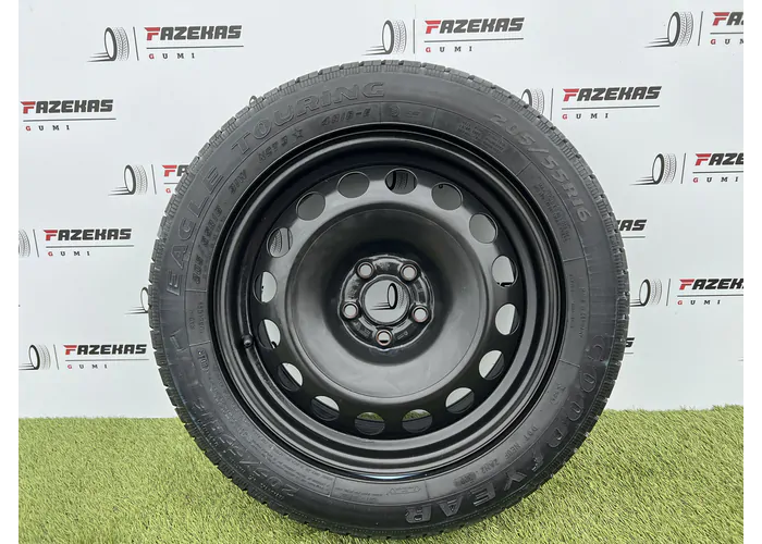 5x100 16" Volkswagen gyári lemezfelni pótkerék 205/55 R16 nyári gumikkal - Mobil Gumis