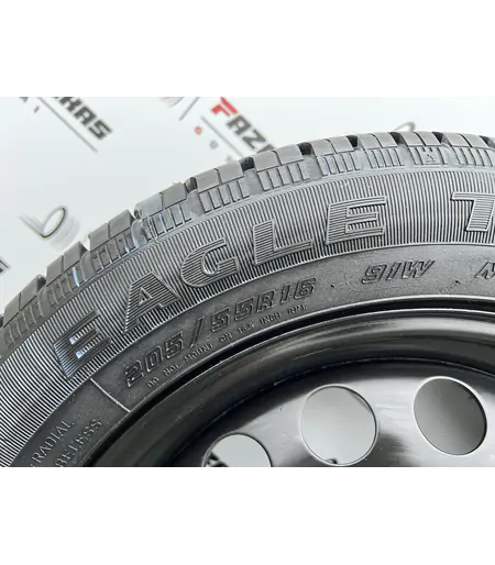 5x100 16" Volkswagen gyári lemezfelni pótkerék 205/55 R16 nyári gumikkal - Mobil Gumis 4