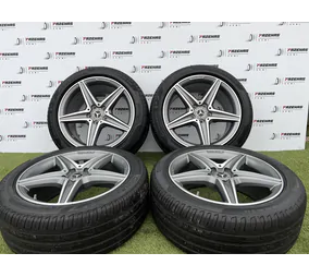 5x112 18" Mercedes AMG E-Class gyári kétszéles alufelni 275/40 R18 245/45 R18 nyári gumikkal alapértelmezett kép