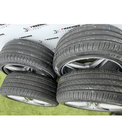5x112 18" Mercedes AMG E-Class gyári kétszéles alufelni 275/40 R18 245/45 R18 nyári gumikkal 7