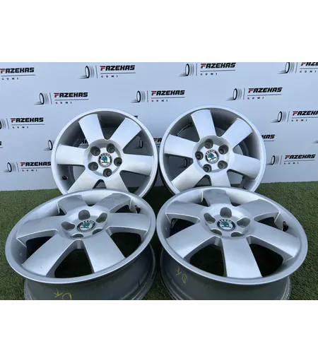 5x100 15" Skoda gyári alufelni 6Jx15h2 ET43 - Mobil Gumis