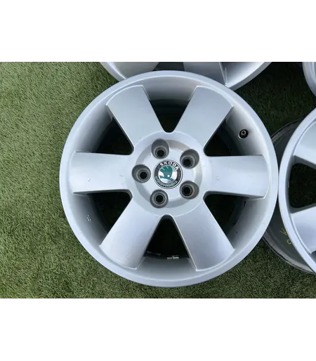 5x100 15" Skoda gyári alufelni 6Jx15h2 ET43 - Mobil Gumis 2